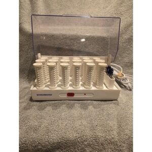 Windmere Hot Roller Set 18 Curlers Includes Clips Electric - Tested